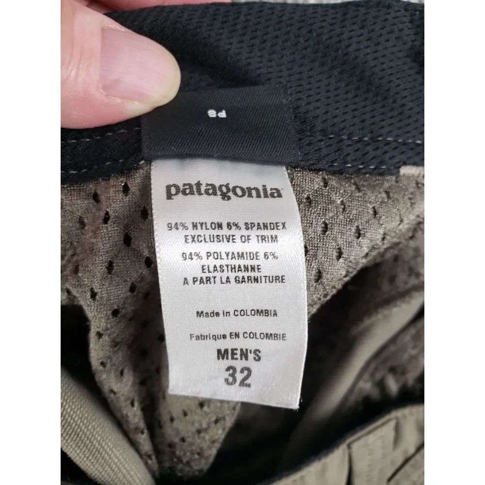 Patagonia Pants Adult 32X30 Olive Nylon Hiking Trekking Outdoor Casual Mens * - Picture 10 of 14